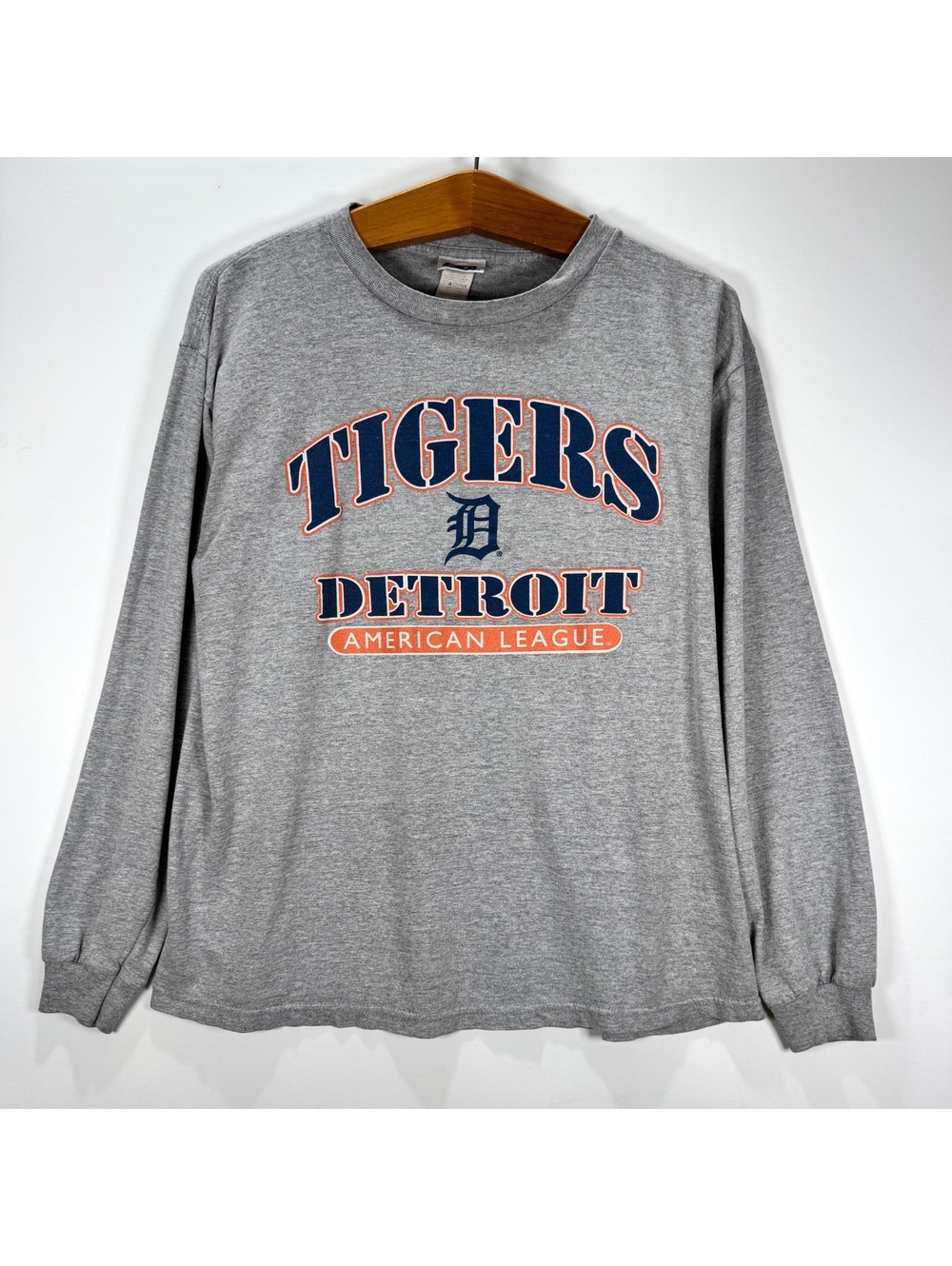CSA Detroit Tigers Long Sleeve Shirt - L